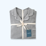 Matching cotton pajamas for couple