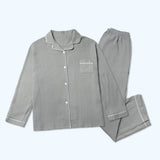 Matching cotton pajamas for couple