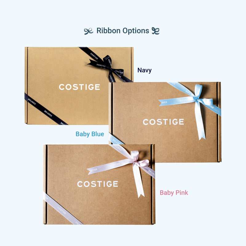 Organic Baby Gift Box, 3 Ribbon Options